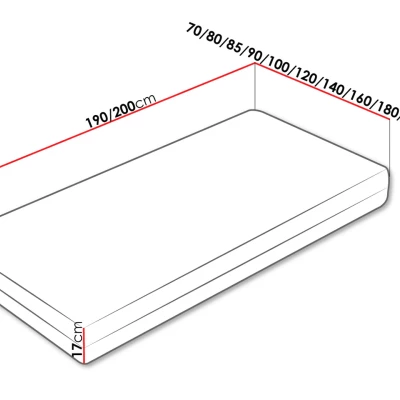 REGLA rugós matrac - 70x200