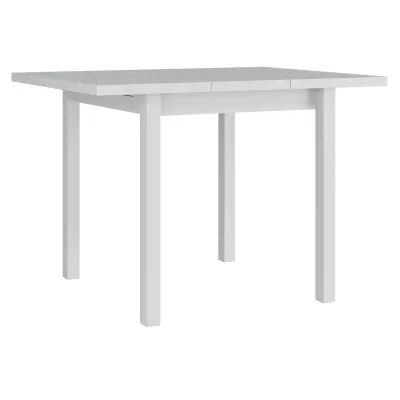 Kihúzható étkezőasztal 80 cm 4 székkel ADELBITE 4 - sonoma tölgy / acélszürke