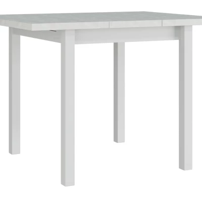 Kihúzható étkezőasztal 80 cm 4 székkel ADELBITE 4 - dió / szürke