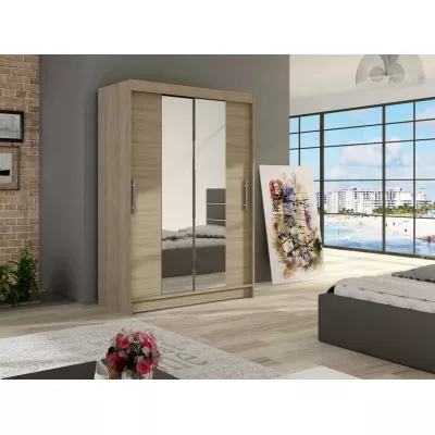 GASPARA 2 tükrös gardróbszekrény 120 cm - sonoma tölgy