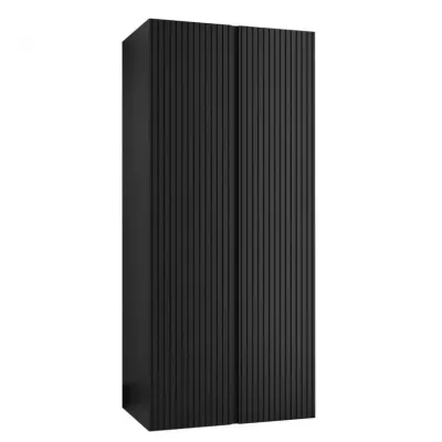 Keskeny előszobaszekrény 74 cm LURDES - fekete