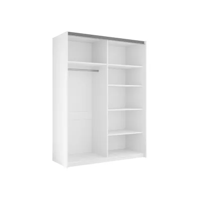 Tükrös gardrób 150 cm MILVEA - fehér