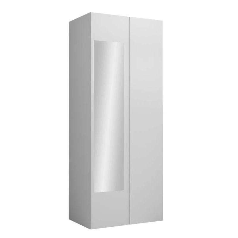 Tükrös szekrény előszobába 74 cm SELAND - fehér