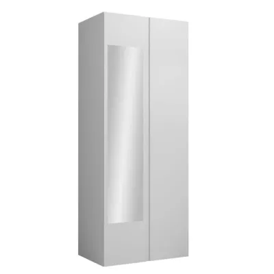 Tükrös szekrény előszobába 74 cm SELAND - fehér