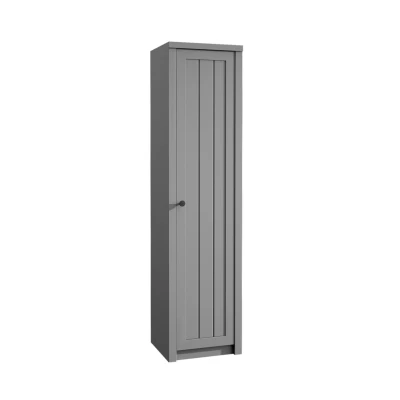 Gardróbszekrény polcokkal 50 cm MARIONA - szürke