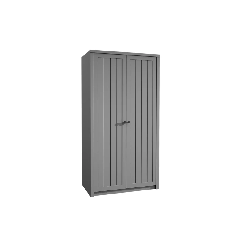 Kétajtós szekrény 90 cm MARIONA - szürke