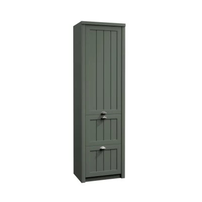 Keskeny gardrób 61 cm MARIONA - zöld