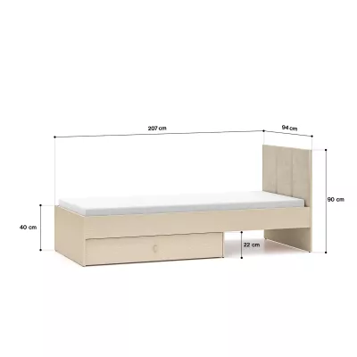 Gyerekágy 90x200 OLIVIA - bézs