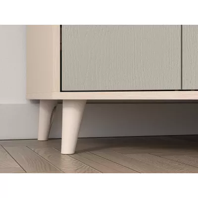 OLIVIA gyerekszobába való sarokszekrény 80 cm - bézs / szürke