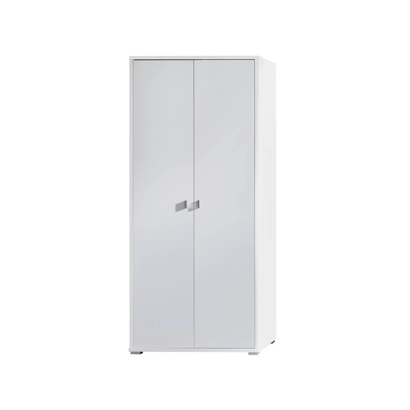 Kétajtós szekrény 85 cm KINNEY - fehér