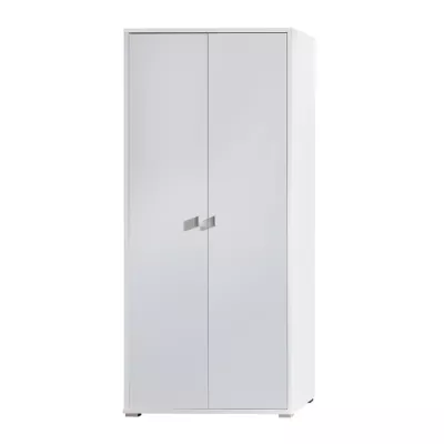 Kétajtós szekrény 85 cm KINNEY - fehér