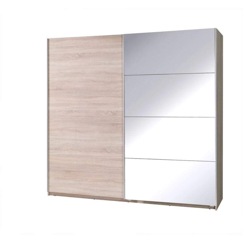 Tükrös gardrób 225 cm FOSSTON 3 - sonoma tölgyfa