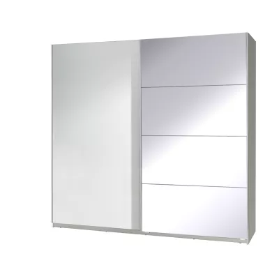 Tükrös gardrób 225 cm FOSSTON 3 - fehér