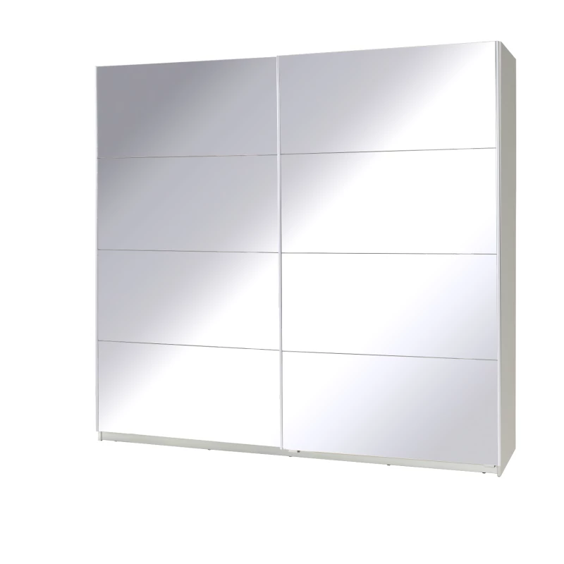 Tükrös gardrób 225 cm FOSSTON 1 - fehér