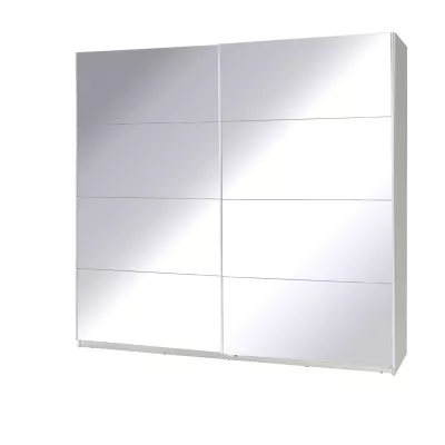 Tükrös gardrób 225 cm FOSSTON 1 - fehér