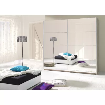 Tükrös gardrób 225 cm FOSSTON 1 - fehér