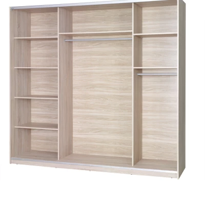 Tükrös gardrób 225 cm FOSSTON 1 - fehér