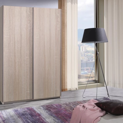 Magas ruhásszekrény 135 cm WILTON - sonoma tölgyfa