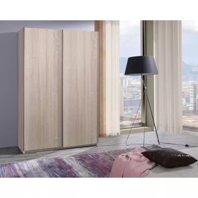 Magas ruhásszekrény 135 cm WILTON - sonoma tölgyfa