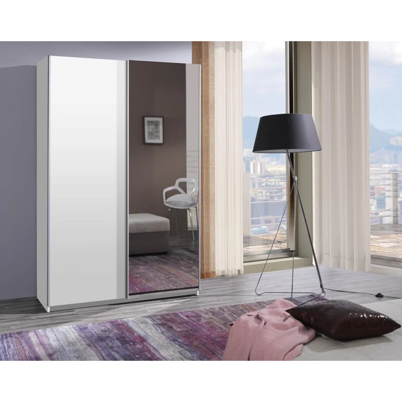 Tükrös szekrény 135 cm WILTON - fehér