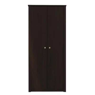 Kétajtós szekrény 90 cm FRIDLEY - sonoma tölgy csokoládébarna