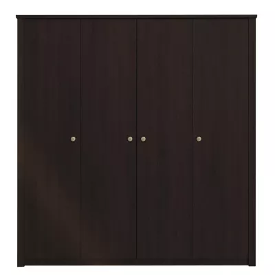 Négyajtós szekrény 200 cm FRIDLEY - csokoládébarna sonoma tölgy
