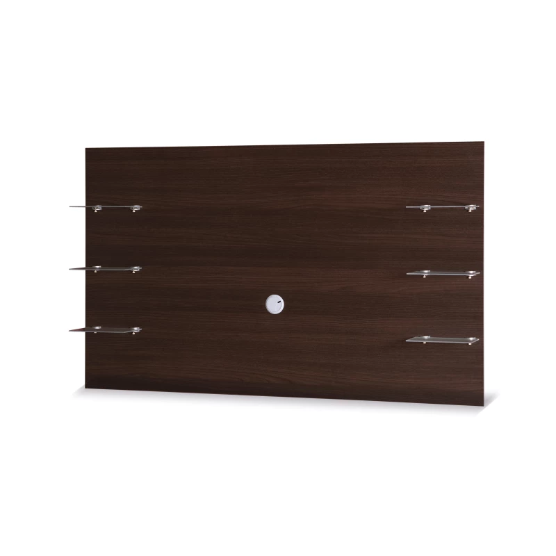 ANDOVER fali panel polcokkal - gesztenye wenge