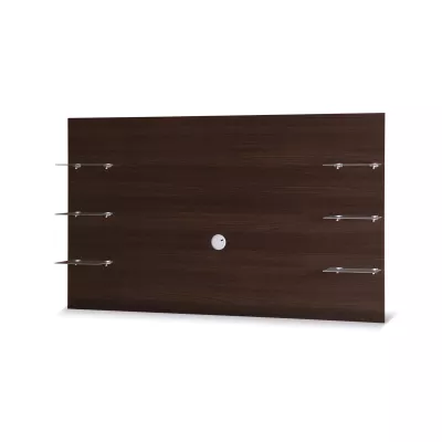 ANDOVER fali panel polcokkal - gesztenye wenge