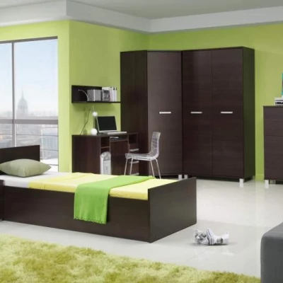 Keskeny polcos szekrény 50 cm ANDOVER - gesztenye wenge