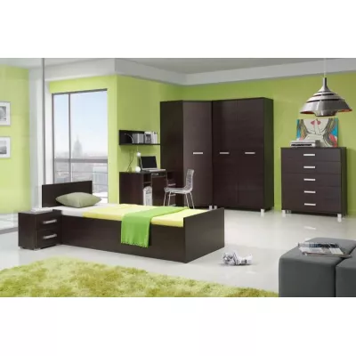 Keskeny polcos szekrény 50 cm ANDOVER - gesztenye wenge