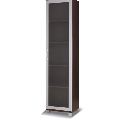 Keskeny ANDOVER vitrin - gesztenye wenge