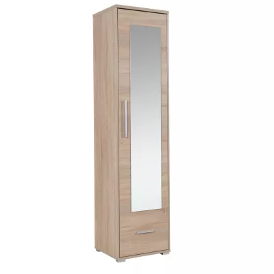 Előszobaszekrény tükörrel 48 cm ORONOCO - sonoma tölgy