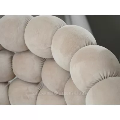 Designer étkezőszék NAHIDA - bézs / szürke