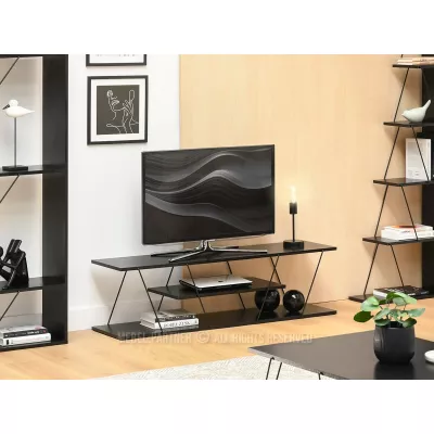 MATTEO designer TV-állvány - fekete
