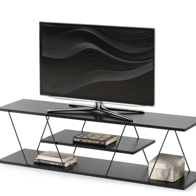 MATTEO designer TV-állvány - fekete