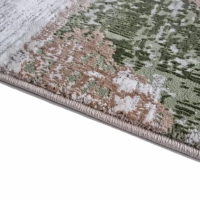 Téglalap alakú szőnyegdarab 200x290 cm STEFANO - krém / zöld