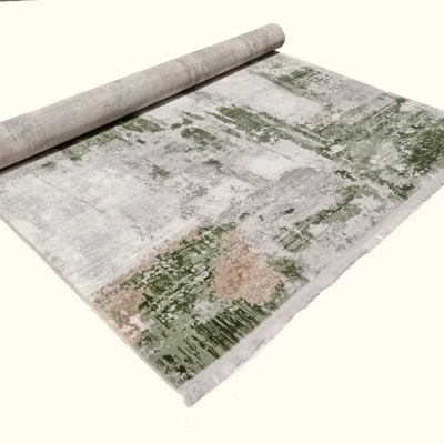 Téglalap alakú szőnyegdarab 180x260 cm STEFANO - krém / zöld