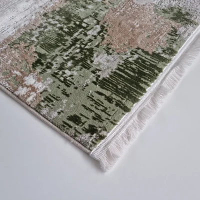 Téglalap alakú szőnyegdarab 180x260 cm STEFANO - krém / zöld