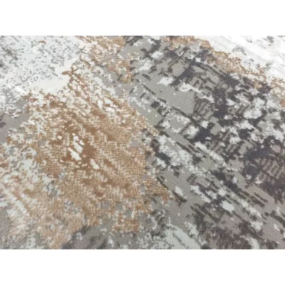 Téglalap alakú szőnyeg 180x260 cm STEFANO absztrakt - bézs / arany