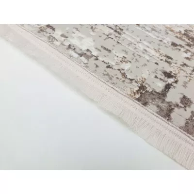 Téglalap alakú szőnyegdarab 160x220 cm STEFANO - bézs / arany