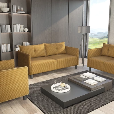MAELLA designer ülőgarnitúra - mustár