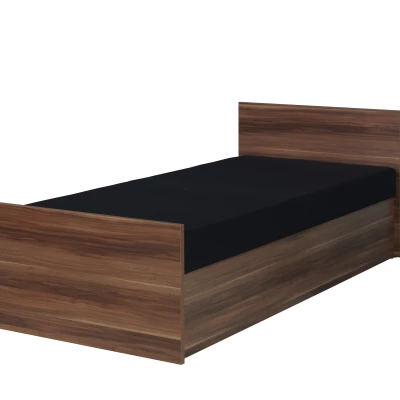 Egyszemélyes ágy tárolóval 80x200 MAKEL - gesztenye wenge