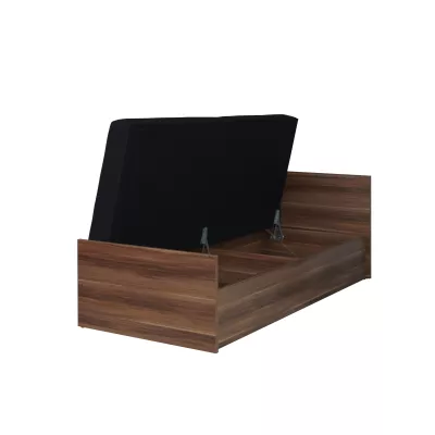Egyszemélyes ágy tárolóval 80x200 MAKEL - gesztenye wenge