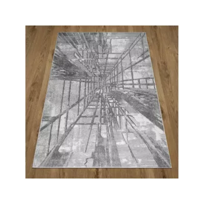Absztrakt szőnyegdarab 240x330 cm ADALBERTO - szürke