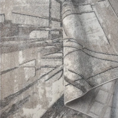 Absztrakt szőnyegdarab 240x330 cm ADALBERTO - bézs