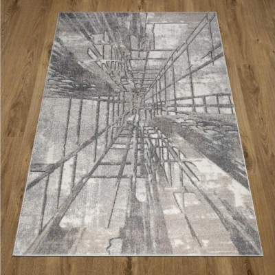 Absztrakt szőnyegdarab 240x330 cm ADALBERTO - bézs
