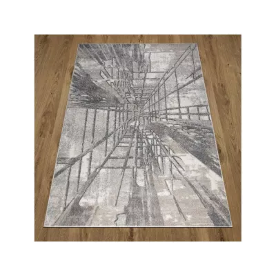 Absztrakt szőnyegdarab 240x330 cm ADALBERTO - bézs