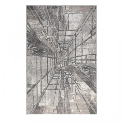 Absztrakt szőnyegdarab 140x190 cm ADALBERTO - bézs
