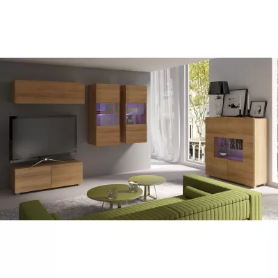 CONNOR függesztett TV-állvány - aranytölgy