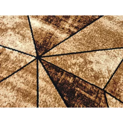Geometrikus darab szőnyeg 50x90 cm LUKEN - bézs